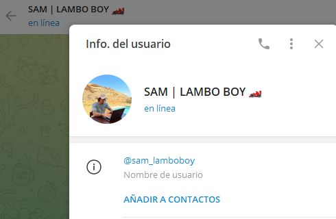 sam lambo boy - Listado Canales en Telegram de Trading ESTAFAS
