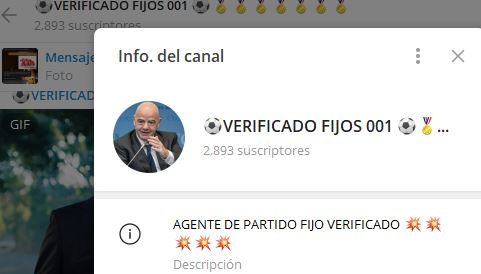 VERIFICADO FIJOS 001 ⚽️🏅🏅🏅🏅🏅🏅🏅 - Listado Canales en Telegram de Apuestas Deportivas ESTAFA