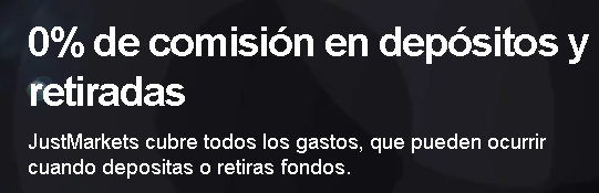 0 por ciento comision - Ⓜ ¿JUSTMARKETS es el Broker Más Confiable? [Reseña 2024]