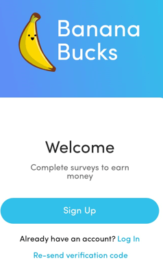 BananaBucks Registro 1 de 3 - 🍌BananaBucks: App de Encuestas Remuneradas: