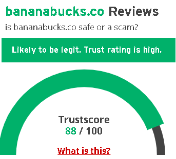 BananaBucks ScamAdviser - 🍌BananaBucks: App de Encuestas Remuneradas: