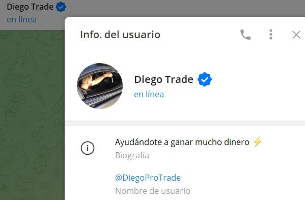 Diego trade - Listado de CANALES EN TELEGRAM de INVERSIÓN ESTAFA 2023