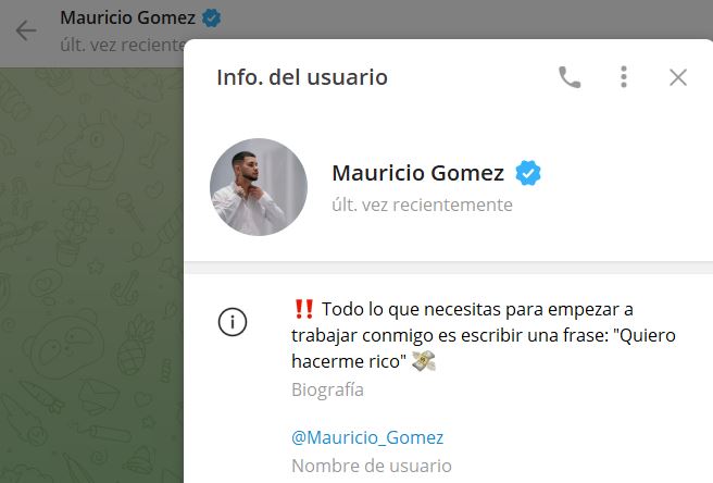 Mauricio gomez - Listado de CANALES EN TELEGRAM de INVERSIÓN ESTAFA 2023