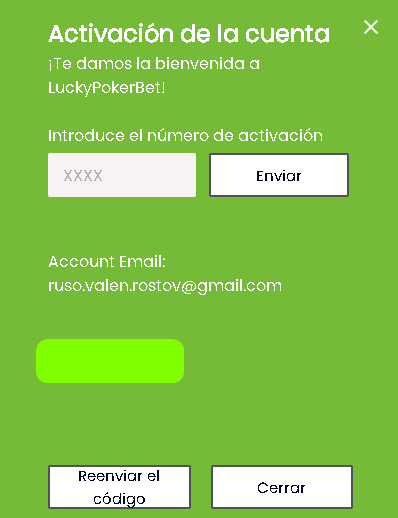 Registro Activacion Cuenta - 🎴 LUCKYPOKERBET: Revisión ¿Es Legítimo? |Bonos y Códigos|