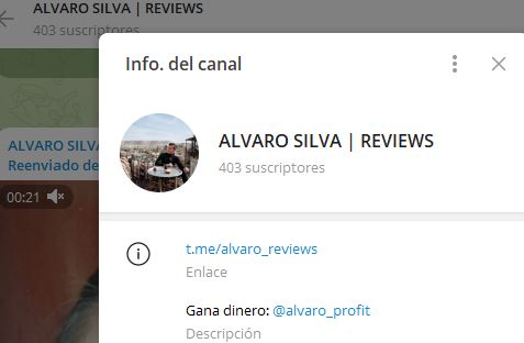 alvaro silva reviews - Listado de CANALES EN TELEGRAM de INVERSIÓN ESTAFA 2023