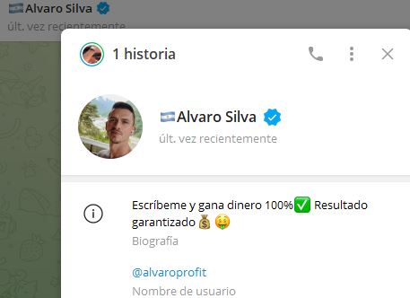 alvaro silva - Listado de CANALES EN TELEGRAM de INVERSIÓN ESTAFA 2023