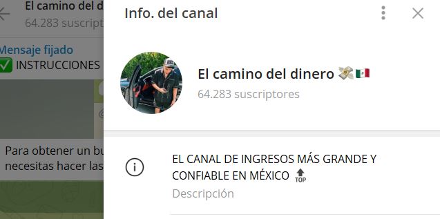 el camino del dinero - Listado de CANALES EN TELEGRAM de INVERSIÓN ESTAFA 2023