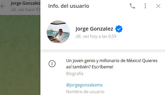 jorge gonzalez - Listado de CANALES EN TELEGRAM de INVERSIÓN ESTAFA 2023