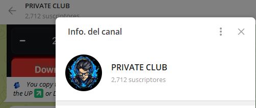 private club - Listado Canales en Telegram de Trading ESTAFAS