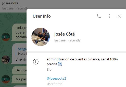 JOSEE COTE2 - Listado de CANALES EN TELEGRAM de INVERSIÓN ESTAFA 2023