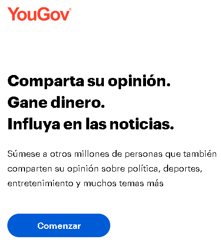 YouGov Comenzar - 📜【YOUGOV】 [Página con Mejores Encuestas Remuneradas]