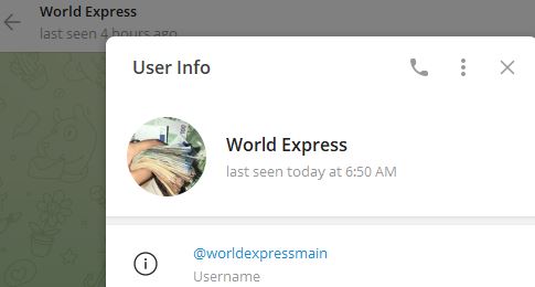 world express orders - Listado de CANALES EN TELEGRAM de INVERSIÓN ESTAFA 2023