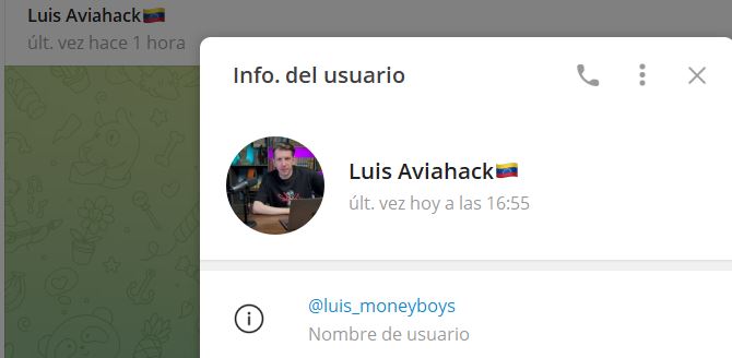 Luis aviahack - Listado de Canales en Telegram sobre Algoritmos de Casino online ESTAFA