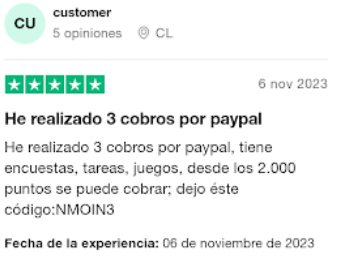 Zoombucks Comentario Positivo 1 -  🌌【ZOOMBUCKS】 [Encuestas y Ofertas de Pagos Altos]