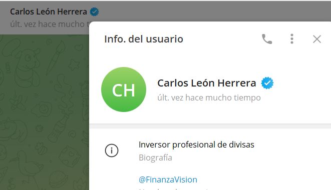 carlos leon herrara - Listado de CANALES EN TELEGRAM de INVERSIÓN ESTAFA 2023