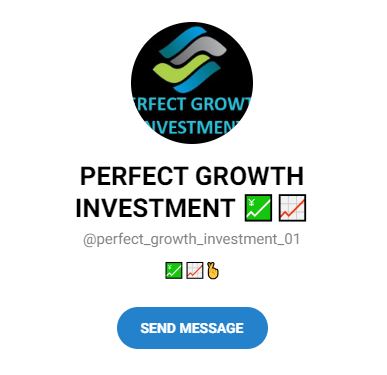 perfect growth investment - Listado de CANALES EN TELEGRAM de INVERSIÓN ESTAFA 2023