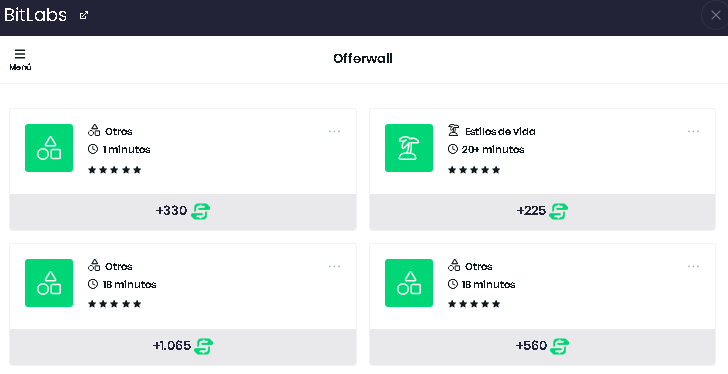 BitLabs 1 - 💰 FREECASH ¿Ganar $15 al Día con Ofertas y Encuestas?