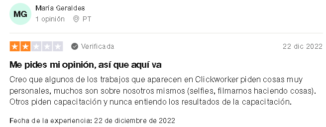 Clickworker Opiniones Negativa 3 - 🧩 CLICKWORKER - Mejor Página de MicroJobs 2024