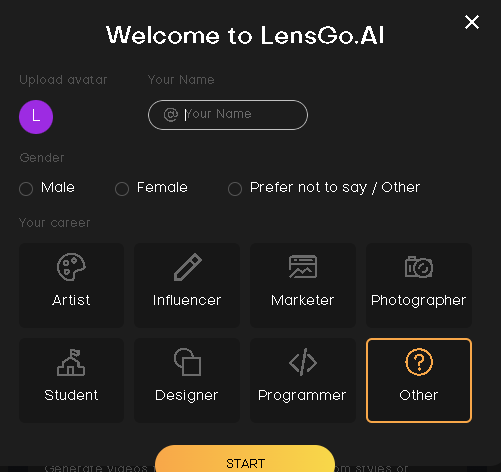 Crear Cuenta 3 - 💻【LENSGO】 [Crear Imágenes y Videos Animados con IA]