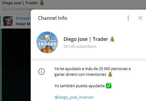 Diego jose inversor - Listado de CANALES EN TELEGRAM de INVERSIÓN ESTAFA 2023