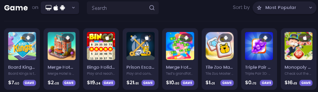 FreeCash Game 1024x299 - 💰 【FREECASH】 ¿Ganar $15 al Día con Ofertas y Encuestas?