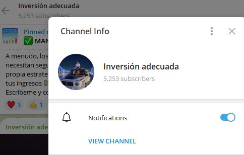 Inversion adecuada - Listado de CANALES EN TELEGRAM de INVERSIÓN ESTAFA 2023