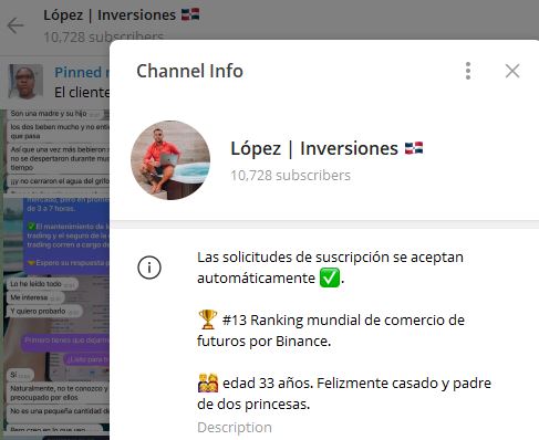 Lopez Inversiones - Listado de CANALES EN TELEGRAM de INVERSIÓN ESTAFA 2023
