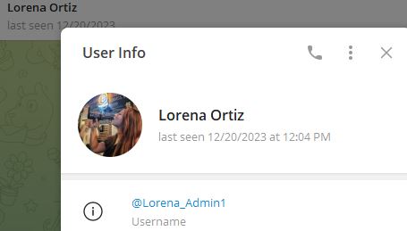 Lorena Ortiz admin - Listado de CANALES EN TELEGRAM de INVERSIÓN ESTAFA 2023