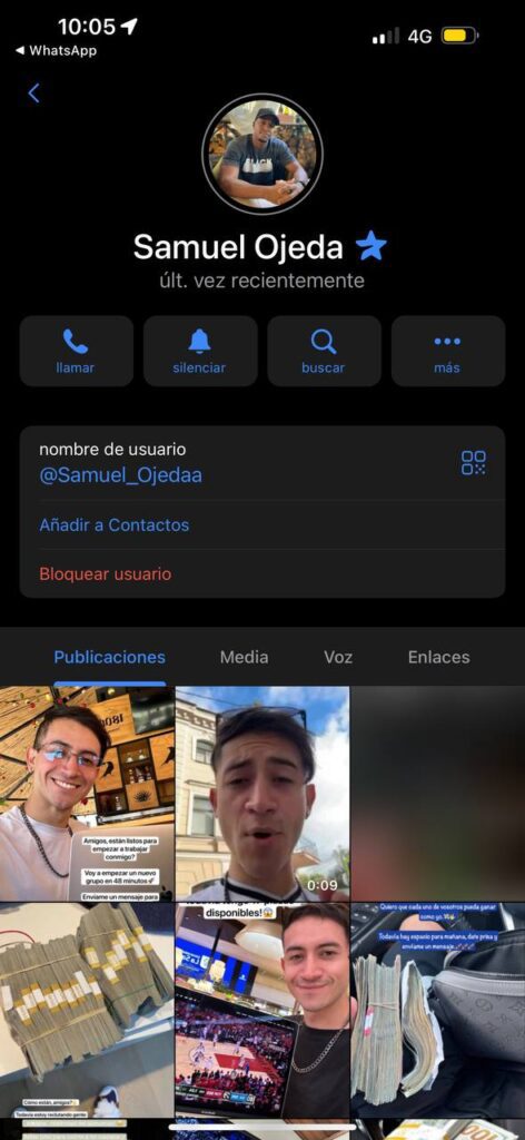 samuel ojeda 472x1024 - Listado Canales en Telegram de Apuestas Deportivas ESTAFA