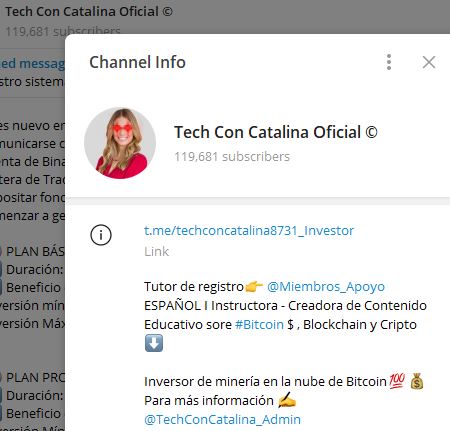 tech con Katalina - Listado de CANALES EN TELEGRAM de INVERSIÓN ESTAFA 2023