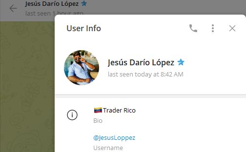 jesus dario lopez - Listado de CANALES EN TELEGRAM de INVERSIÓN ESTAFA 2023