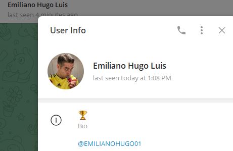 Emiliano Hugo Luis - Listado Canales en Telegram de Apuestas Deportivas ESTAFA