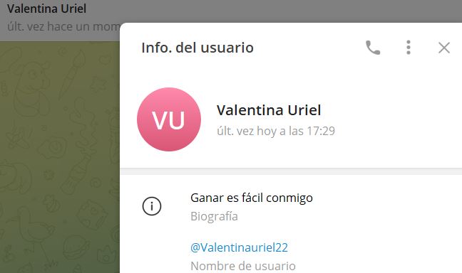 Valentina uriel - Listado Canales en Telegram de Apuestas Deportivas ESTAFA