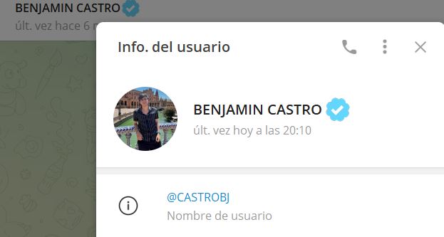 benjamin castro - Listado de BOTS en Telegram que son ESTAFA