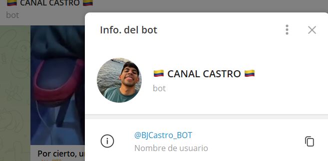 canal castro - Listado de BOTS en Telegram que son ESTAFA