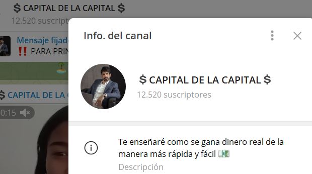 capital de la capital - Listado de CANALES EN TELEGRAM de INVERSIÓN ESTAFA 2023