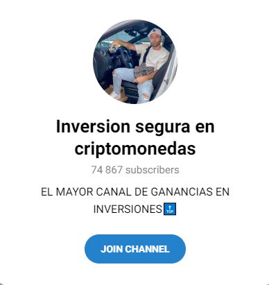 inversion segura en criptomonedas - Listado de CANALES EN TELEGRAM de INVERSIÓN ESTAFA 2023