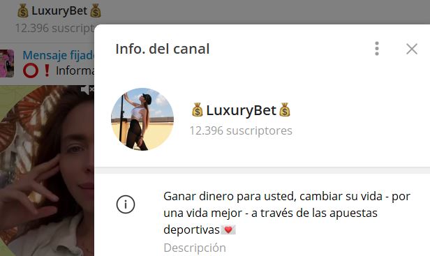 luxury bet - Listado de CANALES EN TELEGRAM de INVERSIÓN ESTAFA 2023