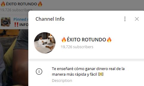 EXITO ROTUNDO - Listado Canales en Telegram de Apuestas Deportivas ESTAFA