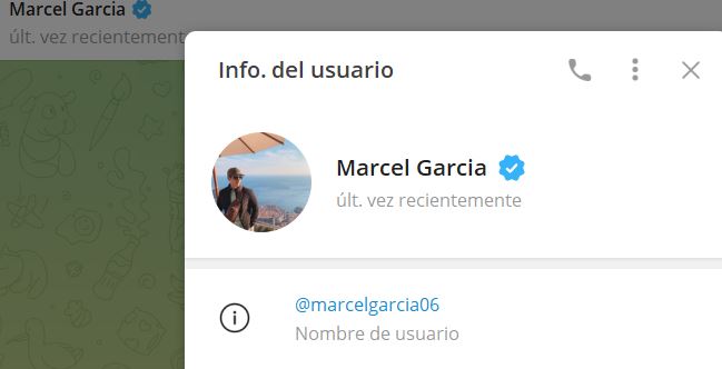 Marcel Garcia - Listado de BOTS en Telegram que son ESTAFA