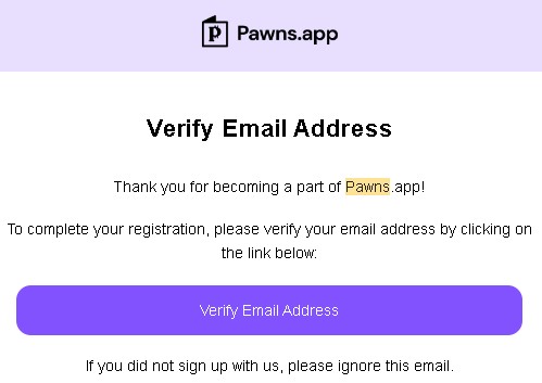 Pawns.App Verificar Mail Encuestas Remuneradas 1 - 🟪[Gana dinero con encuestas remuneradas y Pawns.App]