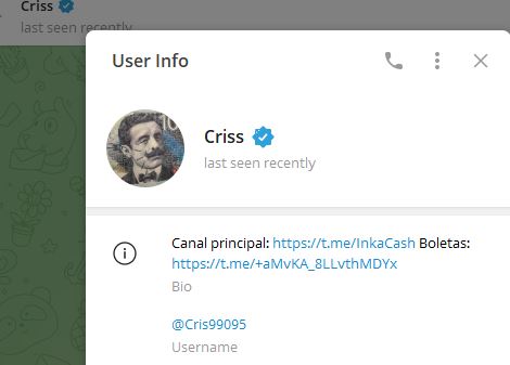 criss - Listado de CANALES EN TELEGRAM de INVERSIÓN ESTAFA 2023