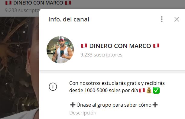 dinero con marco - Listado de CANALES EN TELEGRAM de INVERSIÓN ESTAFA 2023