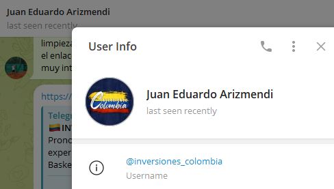 juan eduardo arizmendi - Listado Canales en Telegram de Apuestas Deportivas ESTAFA