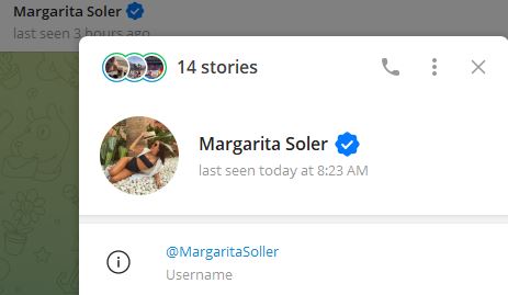 margarita soler - Listado de Canales en Telegram sobre Algoritmos de Casino online ESTAFA