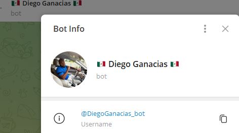 diego ganancias - Listado de BOTS en Telegram que son ESTAFA