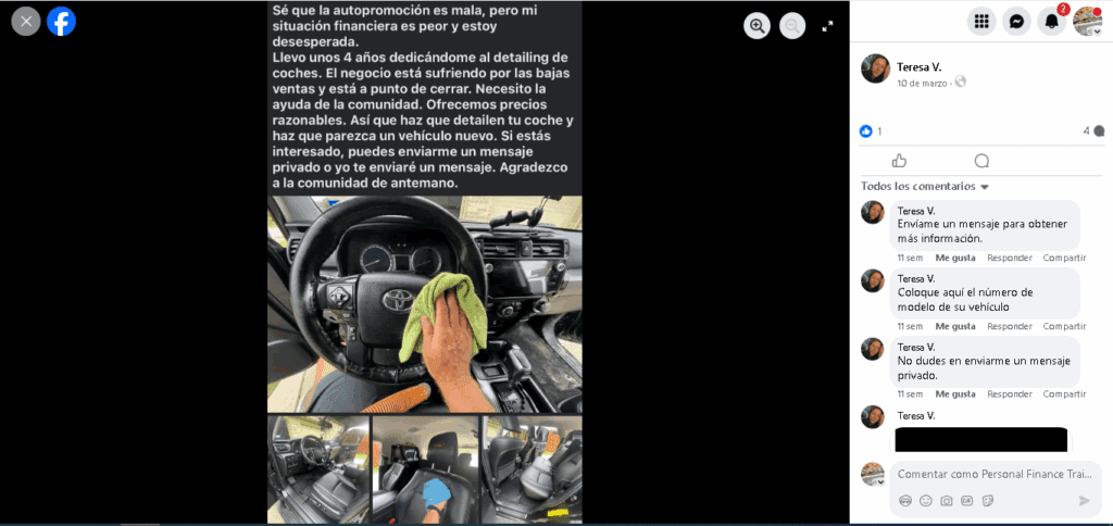 estafa lavados autos 1024x484 - 7 tipos de estafas en Facebook que siguen funcionando en 2025