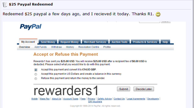 rewards1 retiro - &iquest;Qu&eacute; es Rewards1? Alterantiva a Freecash (Probado)