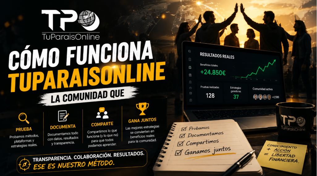 como funciona tuparaisonline para ganar dinero