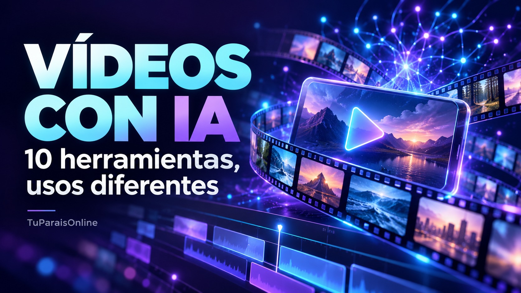 Vídeos con IA: diez herramientas para distintos usos, comparativa de TuParaisOnline